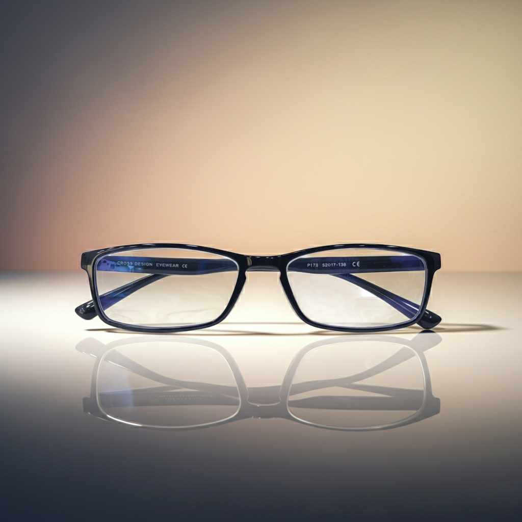 High Quality Blue Block Reading Glass w/ unbreakable lenses