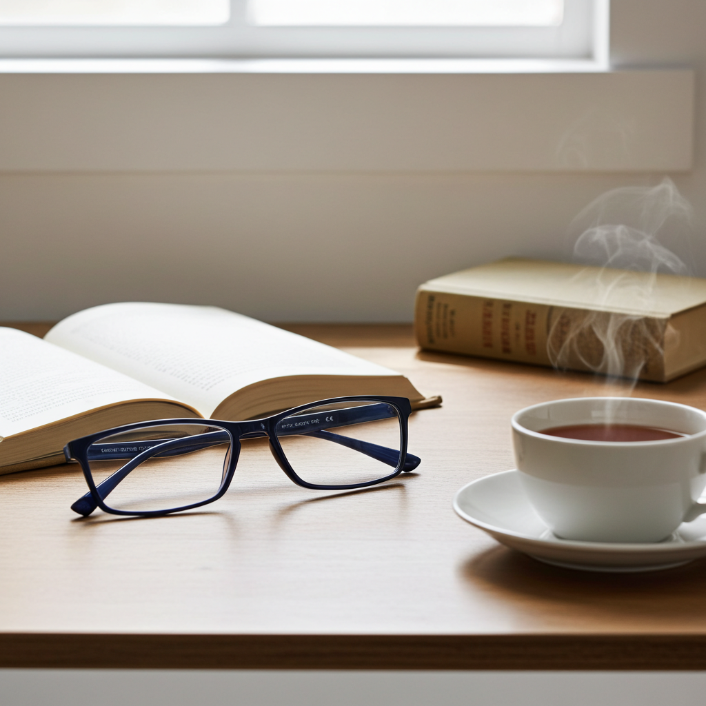 High Quality Blue Block Reading Glass w/ unbreakable lenses