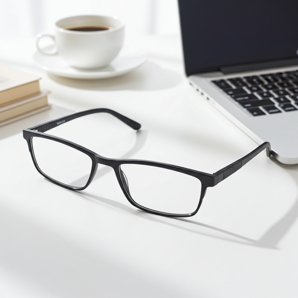 Blue Block Reading Glass