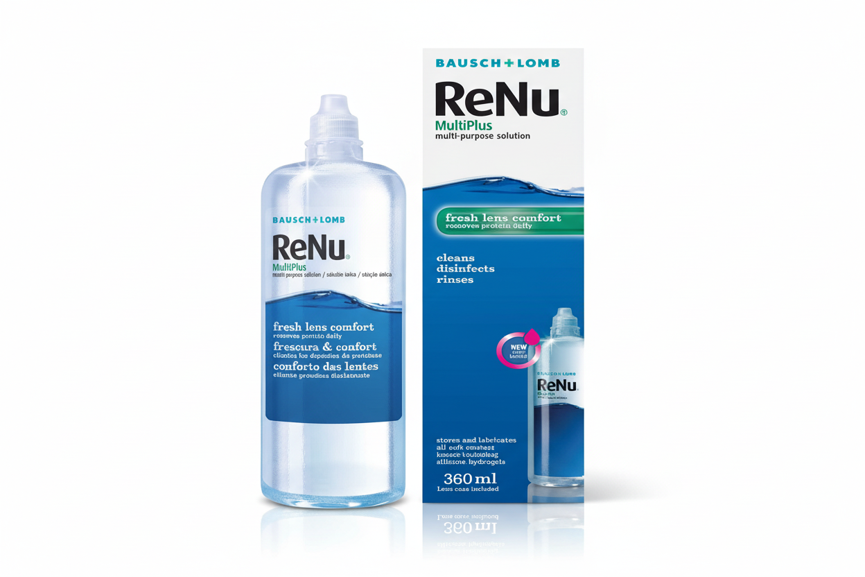 B&L Renu Multi-plus Contact Lens Solution 360 Ml